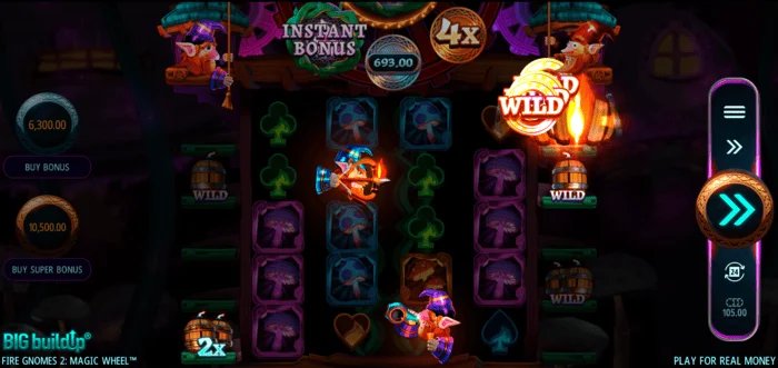 Fire Gnomes 2 Magic Wheel – symboltabel